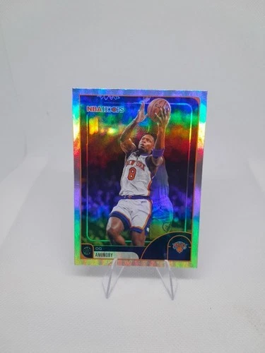 Topps NBA Hoops OG Anunoby #3 2025-26 NBA Finals New York Knicks Foil Parallel
