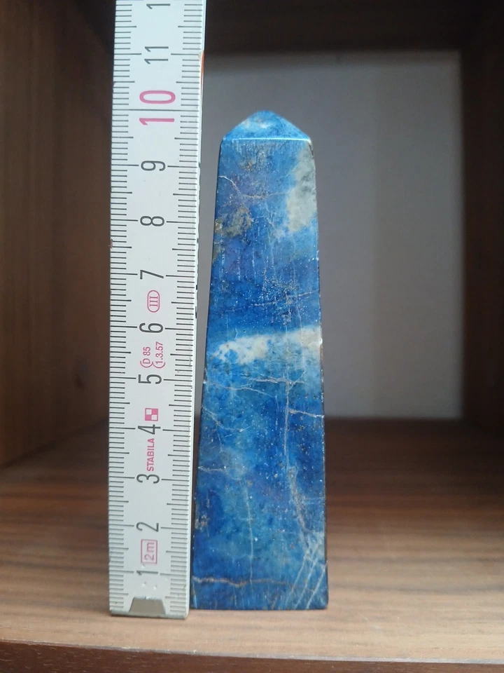 Natürlicher Königsblauer Lapislazuli Obelisk 160 Gramm - Bild 3 von 4