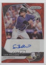 2020 Panini Prizm Rookie Red Wave 19/75 Sam Hilliard #RA-SH Auto 0a4s