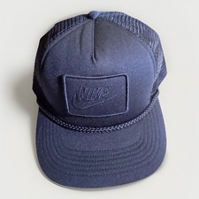 NIKE Dri-FIT Rise Structured Trucker Cap Hat Black M/L FB5379-010 NEW