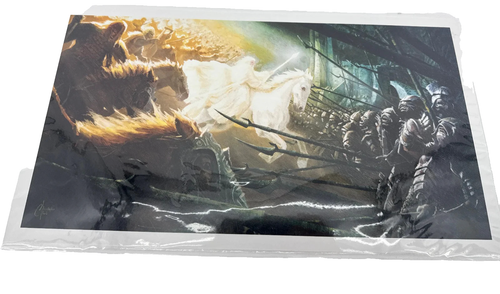 THAN0S INFINITY GAUNTLET x18 ART PRINT SIGNED CHRISTOPHER Gandalf Helm