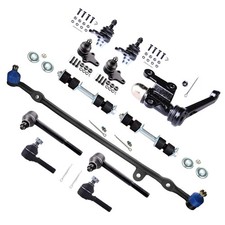 Front Suspension Kit Center Link,Inner Tie Rod Ends,Lower Ball Joints,Sway Bars