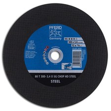 20 x PFERD TRENNSCHEIBE 80 T 300-3,4 O SG CHOP HD STEEL/25,4 NR. 66323013, PFERD
