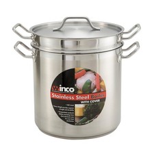 Winco SSDB20 20 qt Stainless Steel Double Boiler