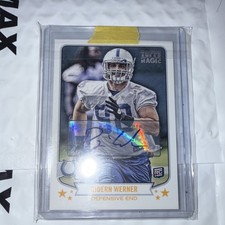 Topps 2013 Magic Bjoern Werner #104 Rookie Autograph Colts NFL Card. rookie card picture