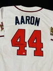 Hank Aaron Signed Atlanta Braves MLB Baseball Jersey with COA