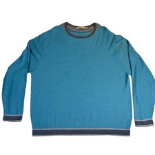 Raffi Linea Uomo 100 Extra Fine Merino Wool Men's XXL Crew Neck Sweater