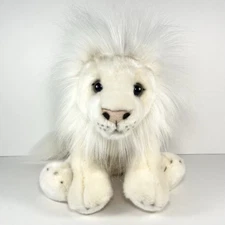 Adventure Planet White Lion Plush 12” Stuffed Animal 