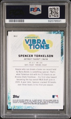 2022 Bowman Chrome Virtuosic Vibrations #VV2 Spencer Torkelson