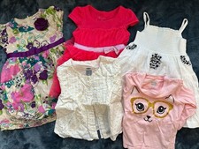 Toddler Girl 6-Piece Clothing Lot 18-24M Dresses and Tops