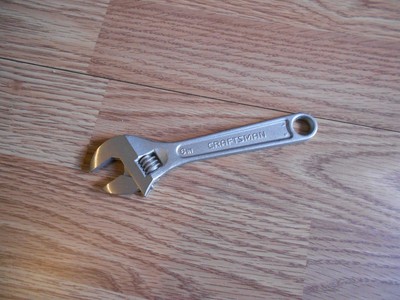 Craftsman 6'' Adjustable Wrench Made In USA Craftsman Part # 44602 New-NOS #44602