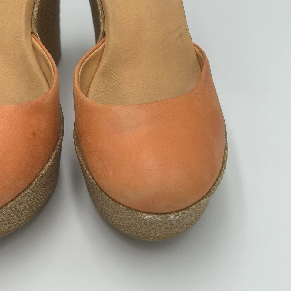 Korks By Kork Ease Orange Heels Wedge Platform Size 8 Women’s  - Image 4 of 4
