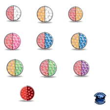 4" Round Trux Dual Revolution LEDs (Choose Style and Color)