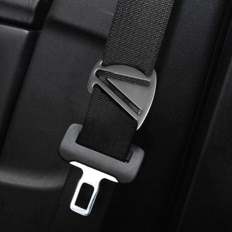 1x Car Safety Seat Belt Adjuster Locking Clip Belt Strap Clamp Shoulder Buckle 
