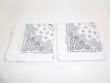 Cotton Paisley Bandana 100 Scarf Head Print Wrap Face Bandanas 22 inches Mask