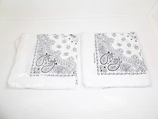 Cotton Paisley Bandana 100% Scarf Head Print Wrap Face Bandanas 22 inches Mask