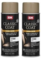 SEM 17293 Classic Coat Ivory for Interior Vinyl & Leather 12 oz (2 Pack)