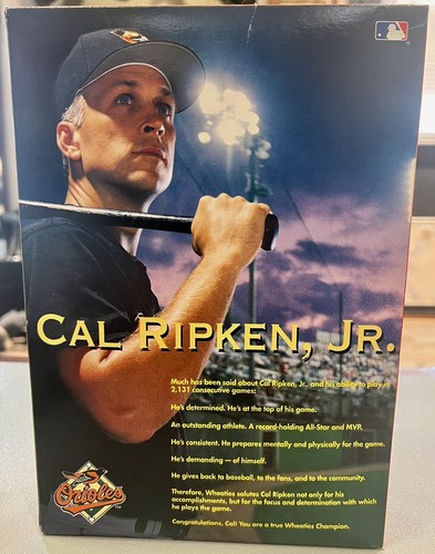 Cal Ripken Jr Baltimore Orioles 2131 Wheaties Never Been Open Cereal Box - Picture 2 of 6