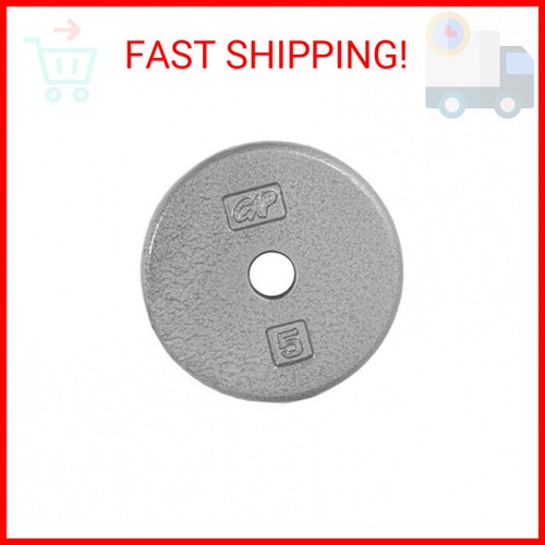 CAP Barbell Cast Iron Standard 1-Inch Weight Plates| Multiple Options