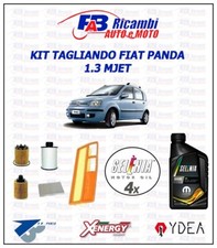 KIT TAGLIANDO FIAT PANDA 1.3 MJET MULTIJET FILTRI + 4 LT LITRI SELENIA WR 5W40