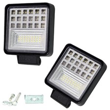 2X 45 LED Travail Léger IP67 Barre Spot Dosettes Brouillard Lampe Hors Route Atv