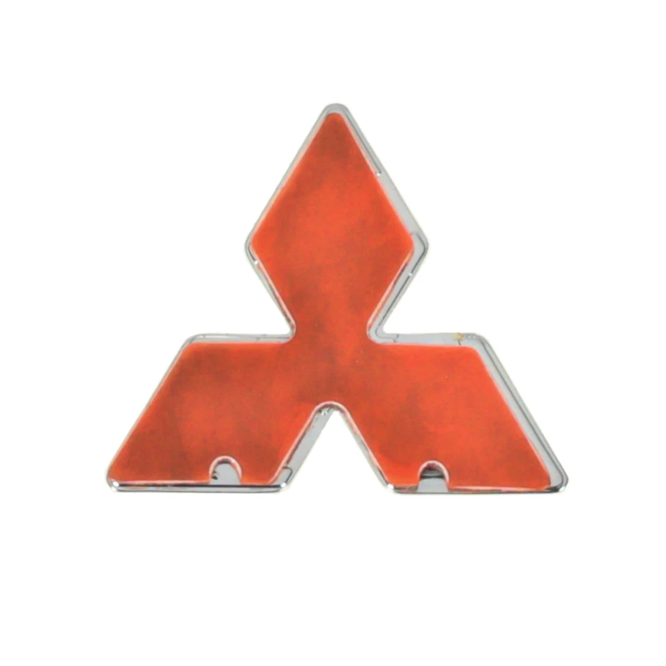 OEM 1994-2001 Mitsubishi Galant & Mirage Red Triple Diamond Emblem MB882860 - Image 2 of 3