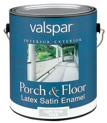 Valspar Satin Light Gray Floor and Patio Coating 1 gal