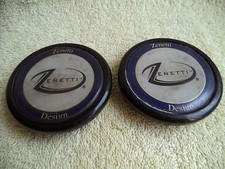 Tapa central de rueda Zenetti negra (2 tapas) #N/A