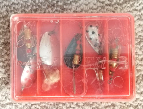 Raro set di esche da pesca sovietiche vintage 6 pz URSS. - Foto 3 di 12