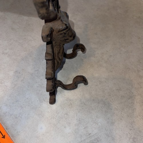 Appendiabiti da parete cervo ghisa 2 ganci alto 7,5” legno cabina caccia buck - Foto 5 di 9
