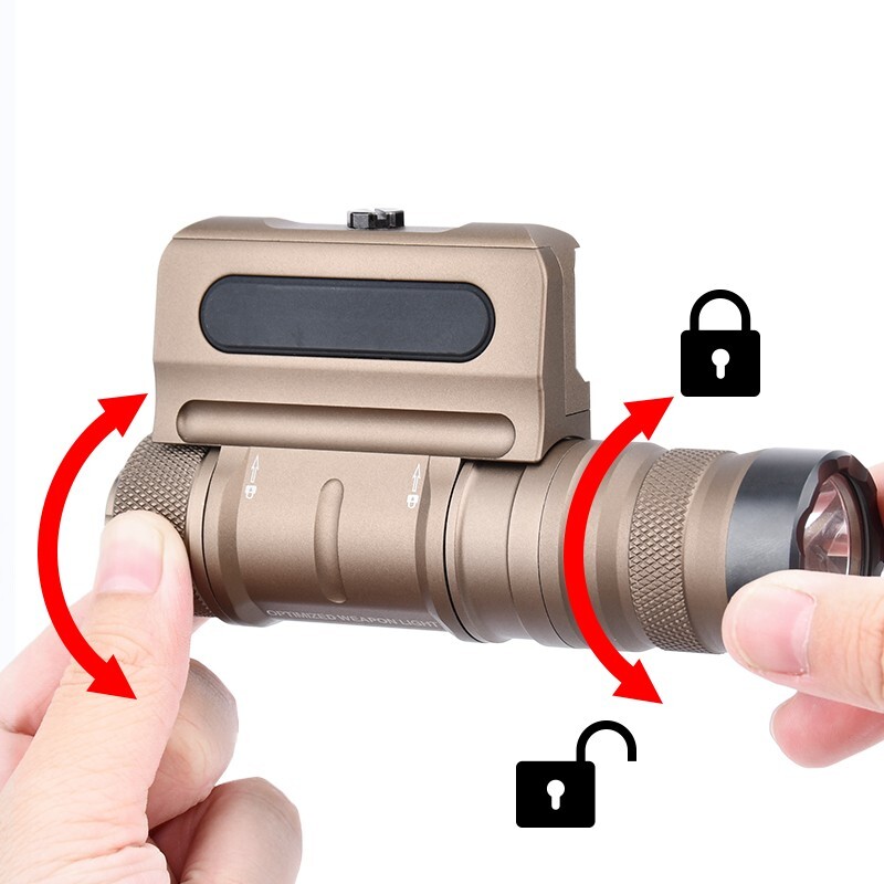 Lampe WADSN OWL Haute Puissance, Pour Arme, Chasse, Lumière LED, Livraison Gratuite