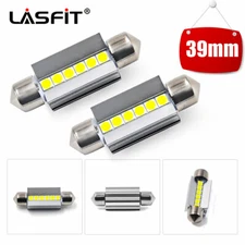 LASFIT White 39MM 3423 6411 6423 DE3425 LED Interior Bulb Dome Map Light 6000K
