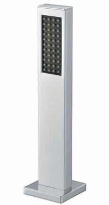 SHOWER HANDSET BATH MOUNTED SOLID BRASS CHROME BATHROOM SQUARE 2M
