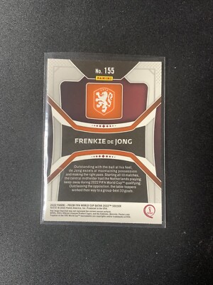2022 Panini Prizm World Cup Qatar - Frenkie de Jong #155 for sale