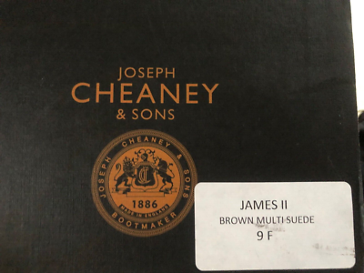 Joseph Cheaney & Sons US 10, UK 9F Brown Multi Suede James II | eBay