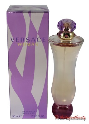 激レア廃盤品　VERSACE Eau de Parfum 50ml 女性用男性用 Versace Woman by Versace for Women 1.7oz/50ml Edp Spray New In Box