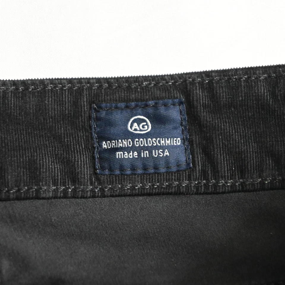 Pantalones para mujer AG Adriano Goldschmied 28 legging súper ajustados gris pana Foto 3 de 4