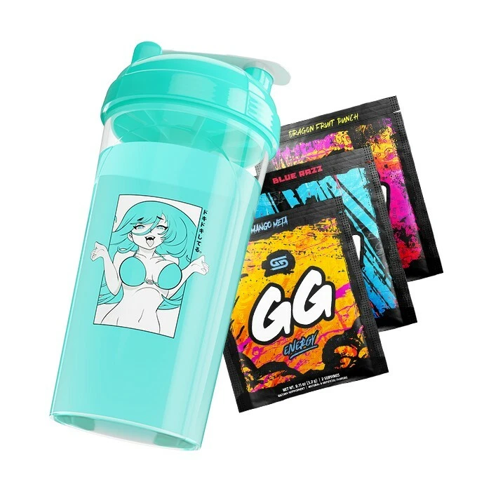 GamerSupps GG Hot Girl Summer Waifu Shaker Cup Brand New SUPER RARE