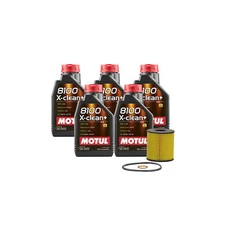 5L Motul 8100 X-CLEAN + 5W30 Wix Filter Motor Oil Change Kit API SN/CF For Mini
