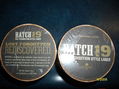 100 COUNT BATCH 19 BEER COASTERS BRAND NEW IN PACKAGE COORS BREWERY
