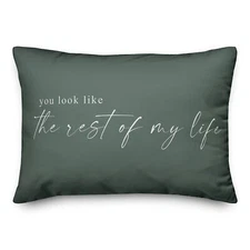 Creative Products Rest Of My Life 20 x 14 Spun Poly Pillow
