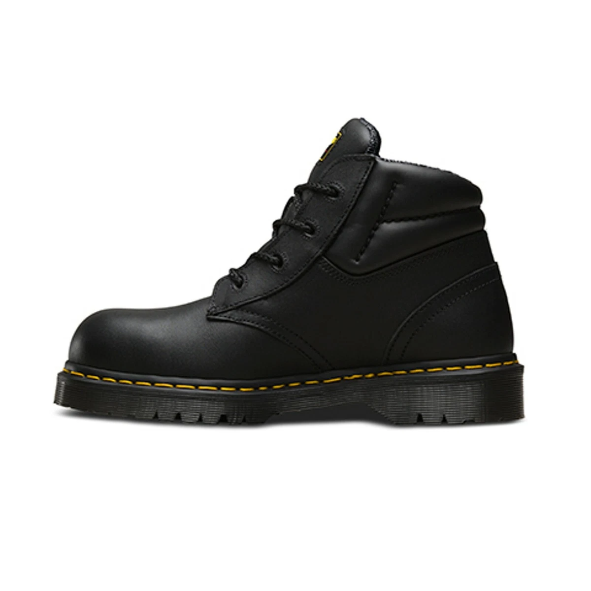 Dr Martens Icon DM Docs 7B09 Black Leather Steel Toe Cap Heavy Duty Safety Boots