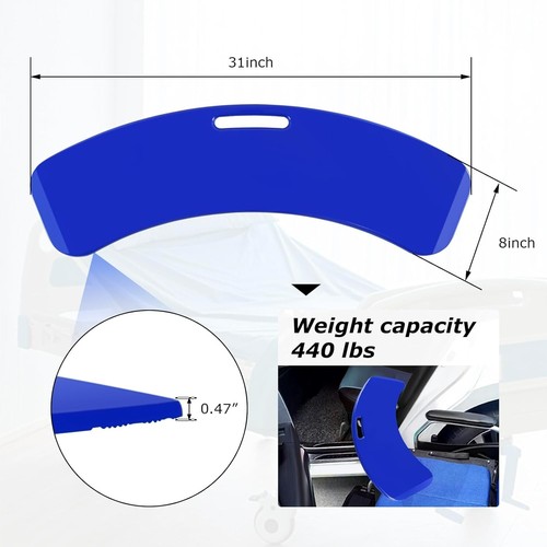 Slide Transfer Board Patient Assist Device Move Bed Chair Wheelchair 440lb Blue - Picture 6 of 6