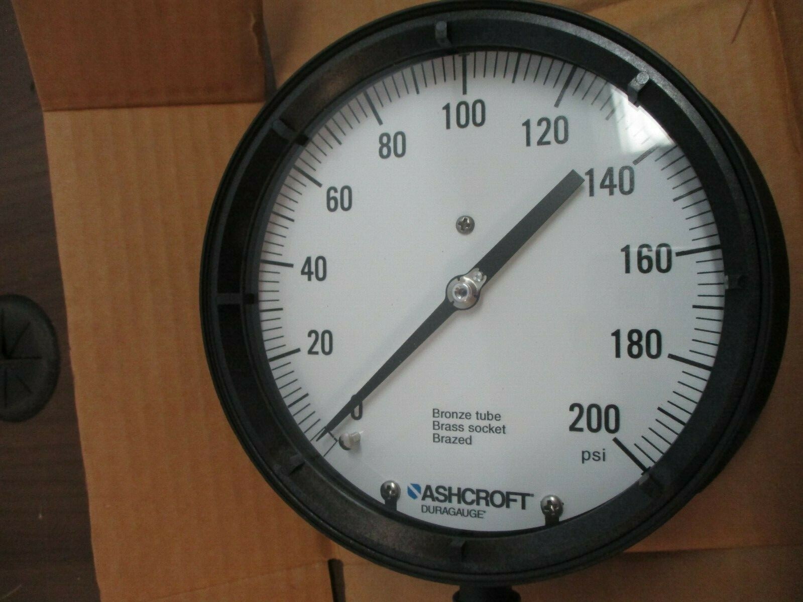 Ashcroft Duragauge Pressure Gauge 601379AS04L200 Size 6" Range 0