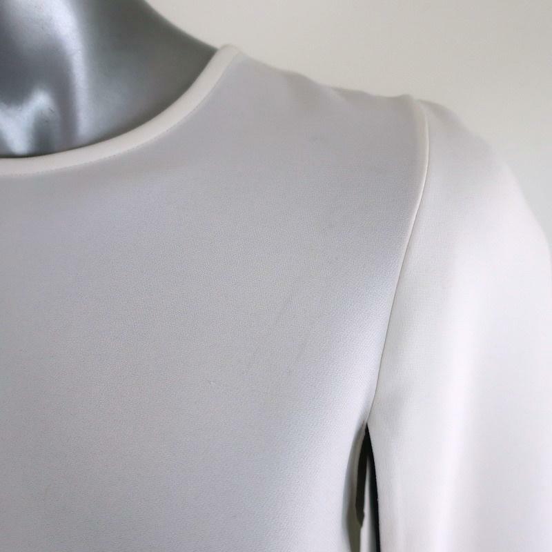 Givenchy Cape Sleeve Dress White Stretch Crepe Size 36 | eBay