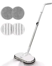 Cordless Electric Mop for Floor Cleaning, AlfaBot WS-24 Floor Scrubber