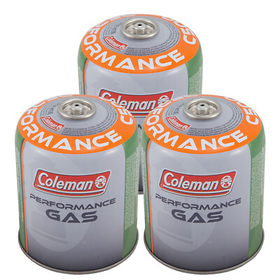 COLEMAN 3 x C500 Schraubkartusche 440 g Ventil Gas Kartusche Kocher Butan Propan