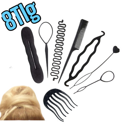 8er Set Frisurenhilfe Hairtwister Haardreher spektakulärer Look ohne Zeitaufwand