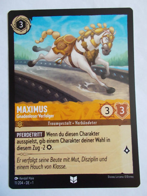 Disney Lorcana Karte Das Erste Kapitel 11/204 MAXIMUS