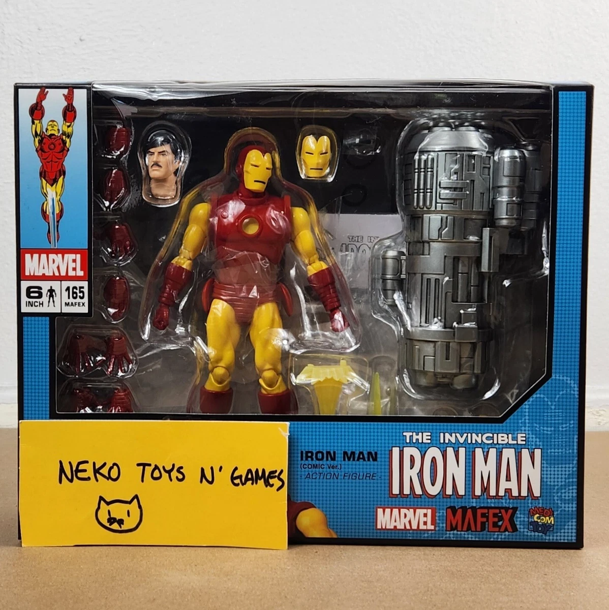 MAFEX No.165 IRON MAN Comic Ver. Medicom Toy Marvel U.S SELLER!!